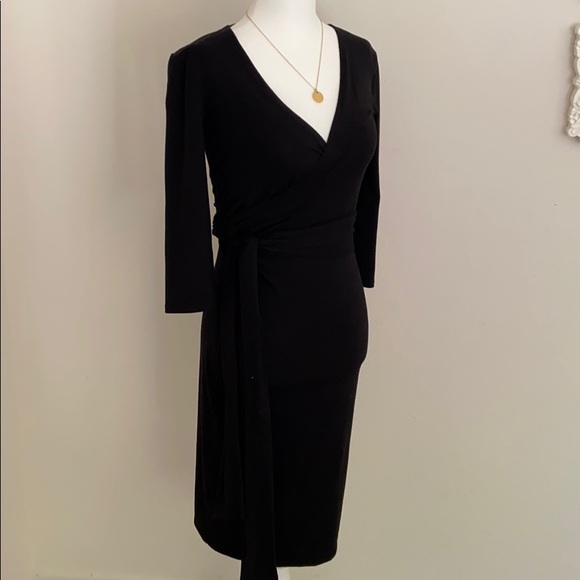 Peace by Lotta Stensson Black wrap dress - Picture 2 of 7